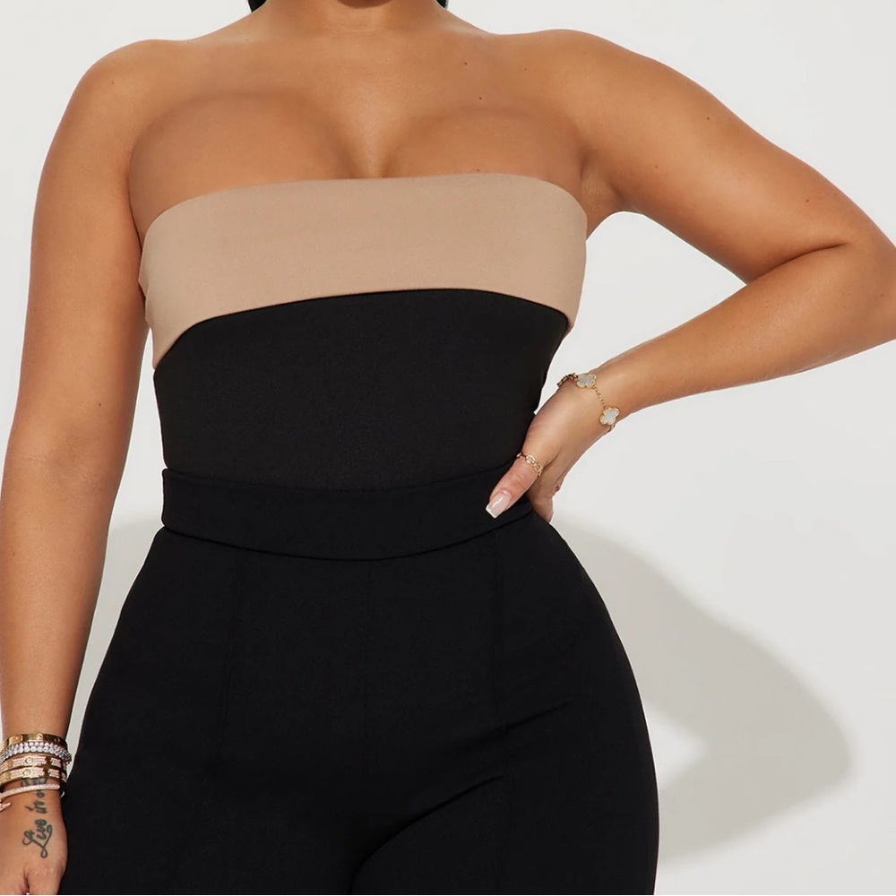 Sexy Black Stretchy Sleeveless Tube Top Bodysuit / Size Small NWOT - Picture 3 of 14